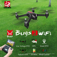 MJX B2W Bugs 2W GPS RC Quadcopter 2.4G 6 eixos 4CH drone sem escova com câmera wi-fi FPV 1080P SJY-MJX B2W